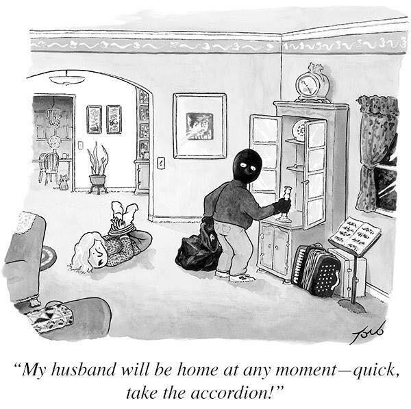 Accordion jokes and cartoons